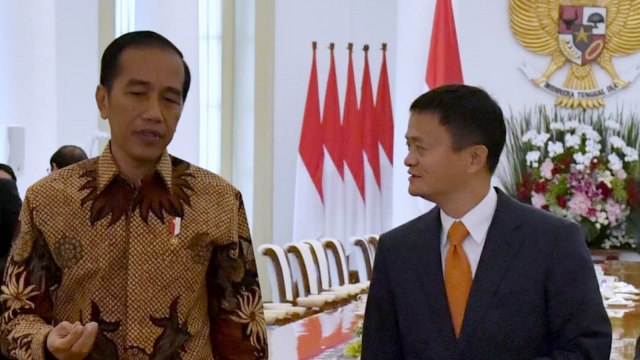 Jokowi dan Jack Ma di Istana Bogor, Sabtu (1/9/2018). Foto: Dok. Biro Pers Setpres