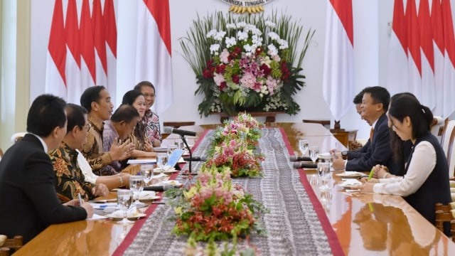 Jokowi terima Jack Ma di Istana Bogor, Sabtu (1/9/2018). (Foto: Dok. Biro Pers Setpres)