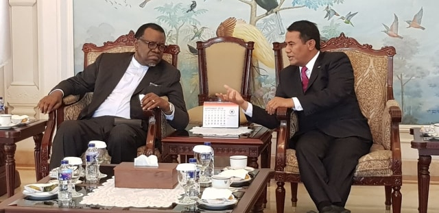 Presiden Namibia saat Kunjungan ke Indonesia (Foto: Kementan)