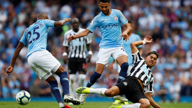 Manchester City vs Newcastle United. (Foto: Reuters/Jason Cairnduff)