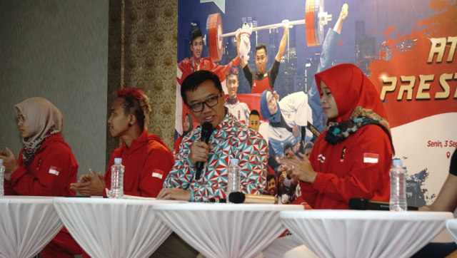 Event ini juga turut dihadiri oleh Menpora Imam Nahrawi, Jakarta, Senin (03/09/2018) (Foto: Helmi Afandi Abdullah/kumparan)