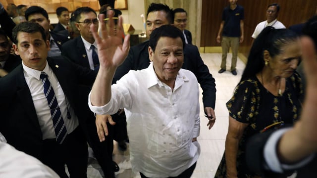 Presiden Filipina Rodrigo Duterte. (Foto: AFP/Menahem Kahana)