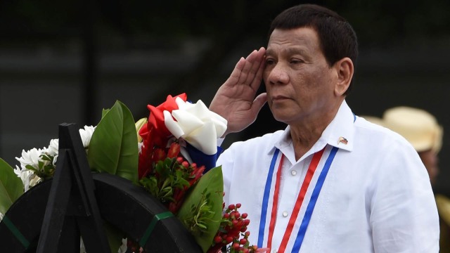 Presiden Filipina Rodrigo Duterte. (Foto: AFP/Ted Aljibe)