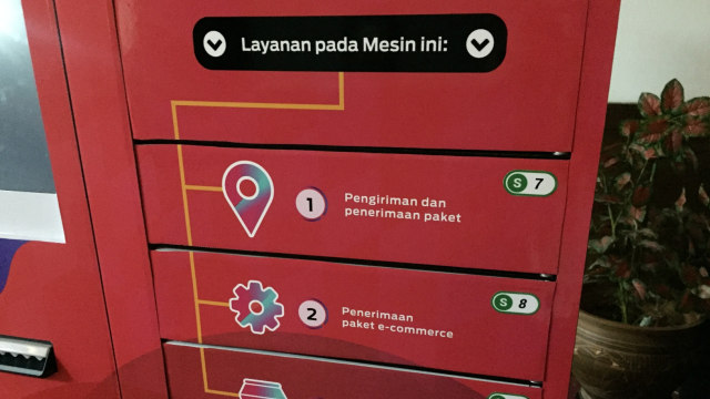Layanan M Box PT Pos Indonesia dan PT M Cash Integrasi. (Foto: Elsa Toruan/kumparan)