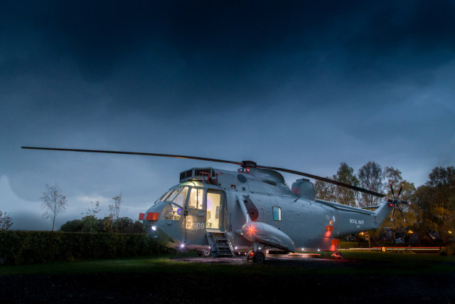 Helicopter Glamping di Skotlandia (Foto: www.helicopterglamping.com)