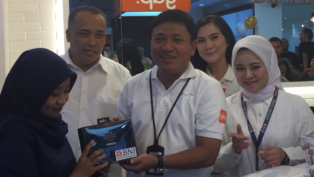BNI perkenalkan wajah baru di Hari Pelanggan Nasional 2018, Jakarta, Selasa (04/09/2018). (Foto: Nurul Nur Azizah/kumparan)