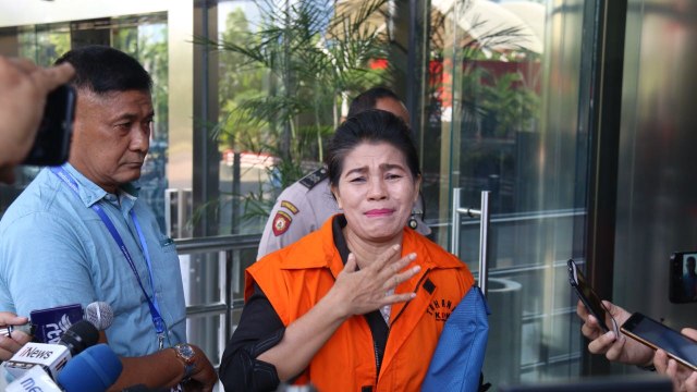Merry Purba, Hakim ad hoc tipikor pada pengadilan negeri Medan diperiksa KPK terkait kasus suap hakim PN Medan, Rabu (5/9/2018) (Foto: Eny Immanuella Gloria/kumparan)