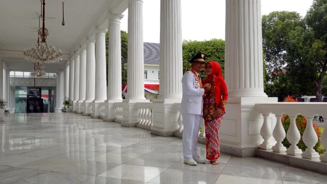 Ridwan Kamil di Kompleks Istana Kepresidenan usai melakukan pelantikan sebagai Gubernur Jawa Barat, Rabu, (5/9). (Foto: Kevin Kurnianto/kumparan)