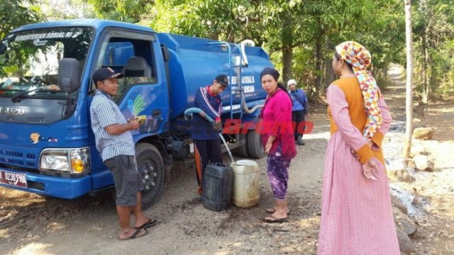 20 Desa di Pasuruan Rawan Kekeringan, BPBD Tingkatkan Droping Air Bersih