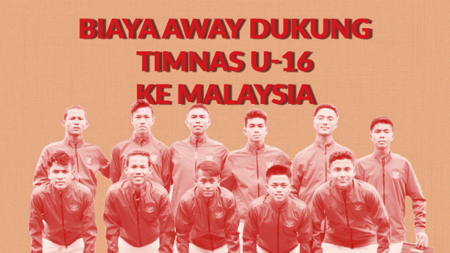 Biaya Away Day Dukung Timnas U-16 ke Malaysia. (Foto: Sabryna Putri Muviola)