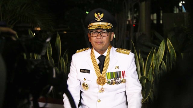 Nurdin Abdullah Gubernur Sulawesi Selatan di gedung KPK, Rabu (5/9/18). Foto: Eny Immanuella Gloria/kumparan