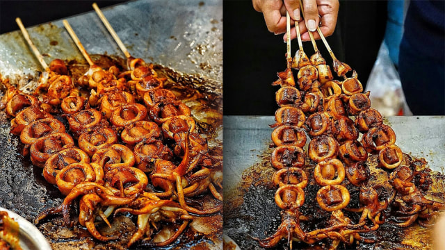 Ilustrasi Sate Cumi Sosis Bakar (Foto: Instagram/@jogjabikinlaper , Instagram/@makananajib)