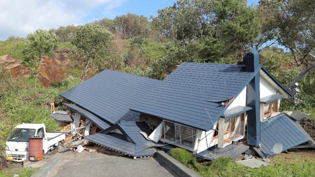 Gempa 7 Magnitudo Guncang Sapporo, Jepang (06/09/2018). (Foto: AFP/JIJI PRESS)