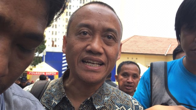 Pengacara Nur Mahmudi Abdul Halim di Polres Depok, Kamis (6/9/2018). (Foto: Lutfan Darmawan/kumparan)