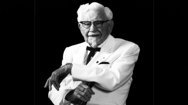 Harland David Sanders, A.K.A. Colonel Sanders pendiri Kentucky Fried Chicken. (Foto: Instagram @sahanhex)