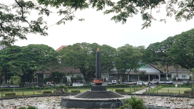 Alun-alun Tugu Kota Malang. (Foto: Nugroho Sejati/kumparan)