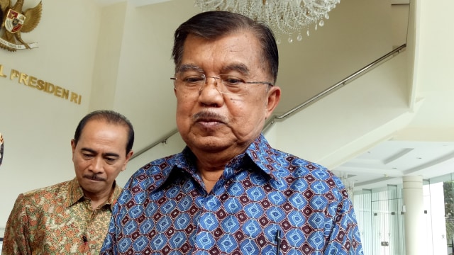 Wakil Presiden RI, Jusuf Kalla di Kantor Wapres, Jakarta, Kamis (06/09/2018). Foto: Kevin Kurnianto/kumparan