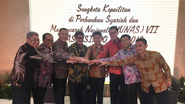 Perkumpulan Bank Syariah Indonesia (Asbisindo) menggelar Musyawarah Nasional (Munas) ke 7 di Muamalat Tower Jakarta, Kamis (6/9/2018). (Foto: Selfy Momongan/kumparan)