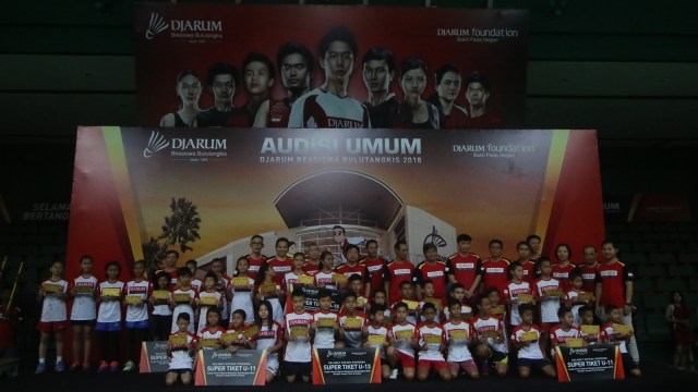 Audisi beasiswa bulu tangkis PB Djarum di Kota Kudus, Jawa Tengah, Kamis (06/09/2018). (Foto: Aditia Rizki Nugraha/kumparan)
