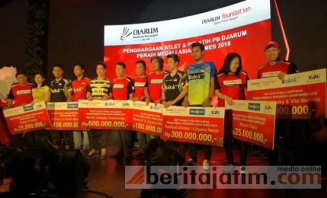Djarum Foundation Beri Atlet Bulu Tangkis Bonus Total Rp 1,2 Miliar