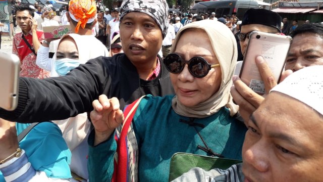 Ratna Sarumpaet di deklarasi #2019PrabowoPresiden di Lampung, Jumat (7/9). (Foto: Dok. Istimewa)