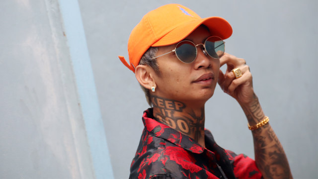 Rapper, Young Lex saat ditemu kumparan di Jakarta. (Foto: Munady Widjaja )