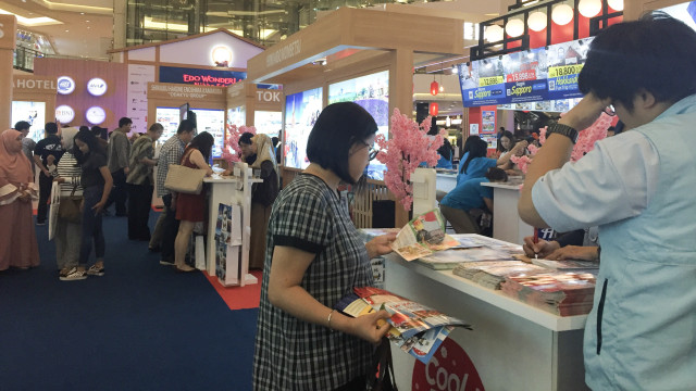 Suasana Cool Japan Travel Fair 2018, Jakarta, Jumat (07/09/2018). (Foto: Helinsa Rasputri/kumparan)
