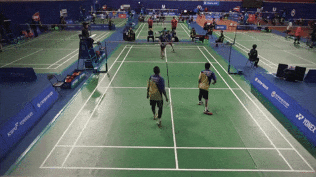 Saat duet dengan Hary Susanto di laga Para Badminton 2017 di Korea Selatan.  (Foto: Youtube/2011djerba1)