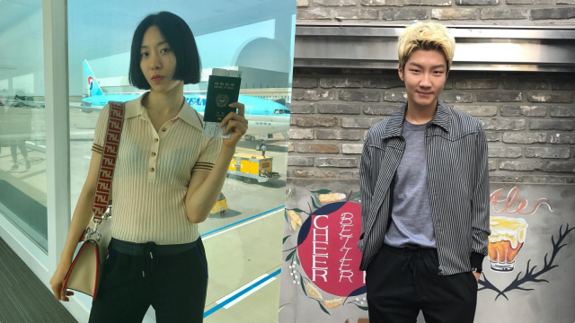 Lia Kim dan Seung Hoon Winner (Foto: Instagram @liakimhappy dan @maetamong)