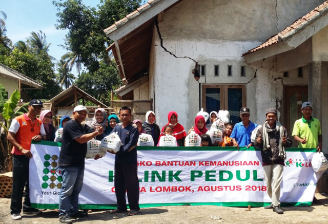 Aksi Donasi K-Link Indonesia untuk Korban Gempa Lombok (3)