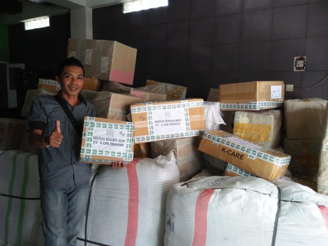 Aksi Donasi K-Link Indonesia untuk Korban Gempa Lombok (2)