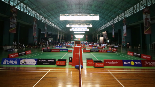 Lapangan latihan milik PB Djarum. (Foto: kumparan/Aditia Rijki Nugraha)