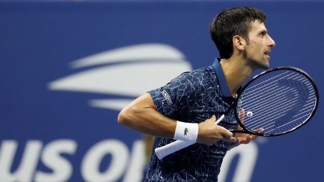 Novak Djokovic menapak final AS Terbuka 2018. (Foto: Geoff Burke-USA TODAY Sports)