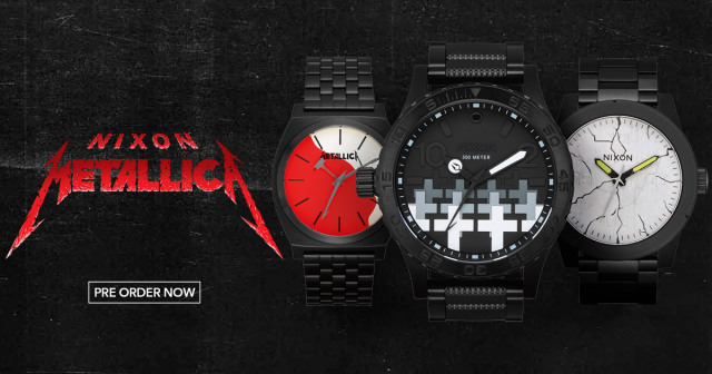 Jam tangan Nixon Metallica. (Foto: Metallica.com)