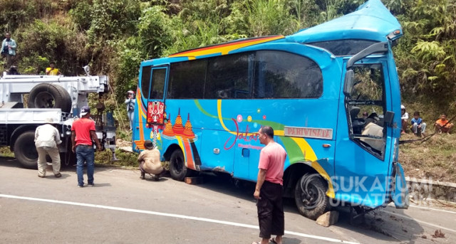 Bus yang Masuk Jurang di Cikidang Angkut Penumpang Melebihi Kapasitas