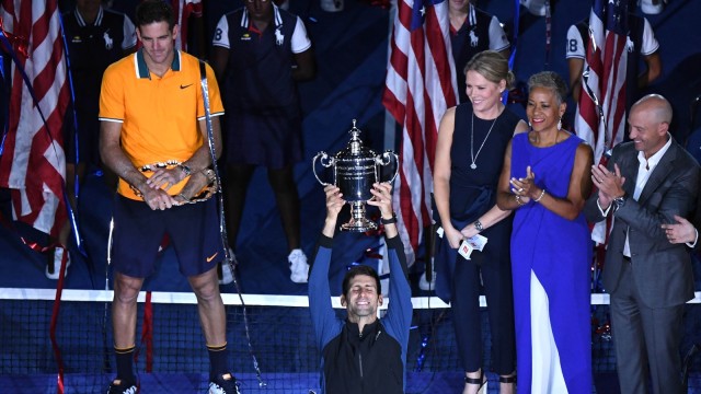 Novak Djokovic menjuarai AS Terbuka. (Foto: Danielle Parhizkaran/Reuters)