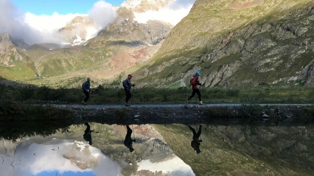 Ultra Trail of Mont-Blanc, Perancis. (Foto: REUTERS/Toby Melville)