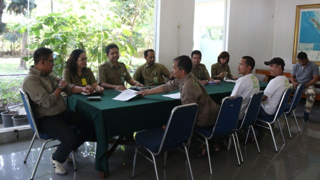 Pertemuan antara pihak Flight : Indonesia’s Protecting Birds dengan Kementrian LHK . (Foto: Eny Immanuella Gloria)