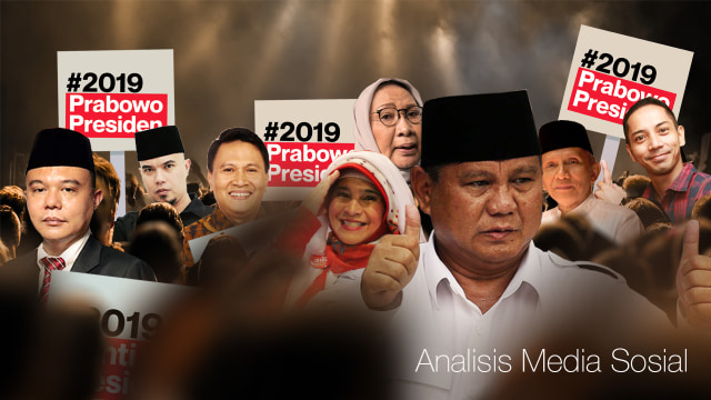 Tagar #2019PrabowoPresiden Gerus #2019GantiPresiden (Foto: Faisal Nu'man/kumparan)