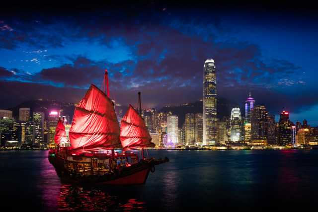 Kapal Tradisional Dukling di Hongkong (Foto: Shutter Stock)