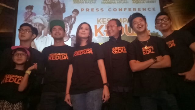 Konferensi pers film Kesempatan Keduda (Foto: Alexander Vito/kumparan)