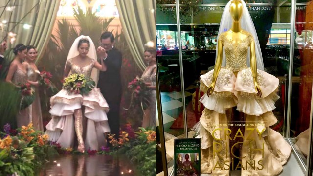 Gaun pengantin Araminta karya Carven Ong  (Foto: Dok. Chrystine Hang dan Adrian Chee)