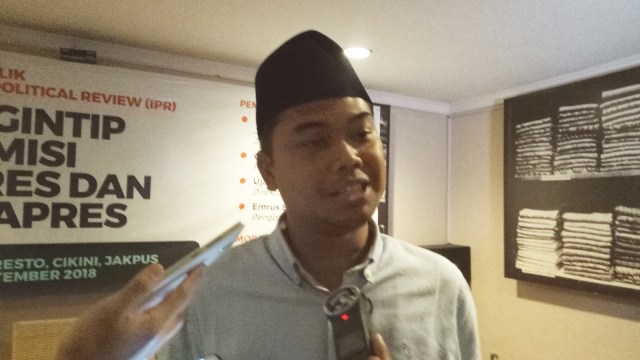 Politisi Partai Gerindra, Gusmiyadi, ketika ditemui awak media, Jakarta (14/8/2018). (Foto: Kevin Kurnianto/kumparan)