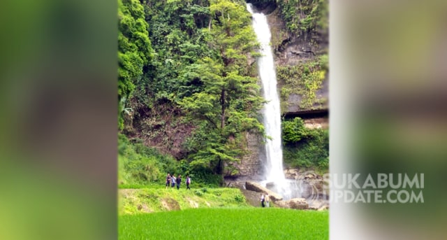 Curug Sawer Cidolog Sukabumi Perpaduan Sawah Dan Jernihnya Curug Sawer Cidolog Sukabumi Perpaduan Sawah Dan Jernihnya