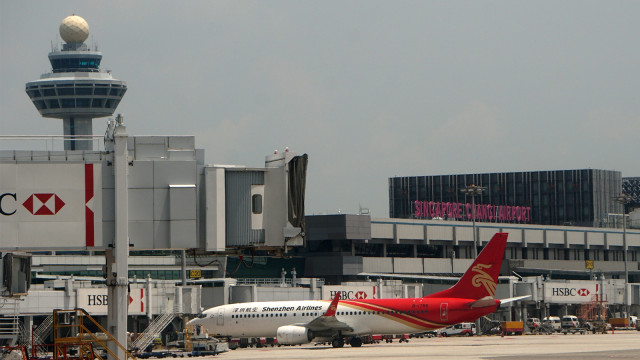 Suasana bandara Changi di Singapura. Foto: Aditia Noviansyah/kumparan