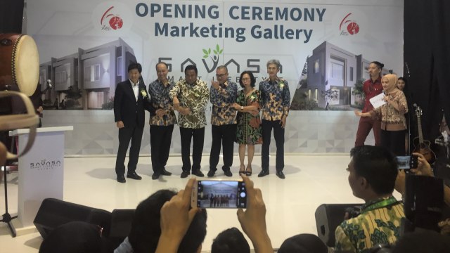 Opening Ceremony Marketing Gallery Savasa Smart Home. (Foto: Abdul Latif/kumparan)
