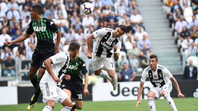 Laga Juventus vs Sassuolo. (Foto: REUTERS/Massimo Pinca)