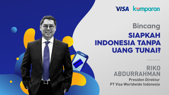 Bincang Kumparan bersama Riko Abdurrahman, Presiden Direktur PT Visa Worldwide Indonesia (Foto: Anggi Bawono)