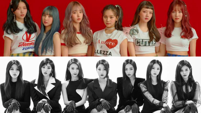 Grup idola K-Pop, GFriend dan CLC. (Foto: Source Music, Cube Entertainment)