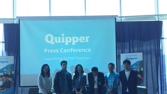 Peluncuran Quipper Super Teacher dihadiri guru ‘super’ Vidi Aldiano dan Febby Rastanty (Foto: Agaton Kenshanahan/kumparan)